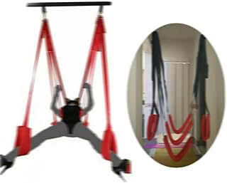 Buosha Hamaca Muebles Vendaje Sillas Juguetes Colgantes, Ideal Para Movimiento Multidireccional, Rojo, 160 kg, Jardín