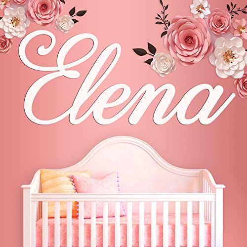 Custom Wood Name Sign, Nursery Decor, Wood Letter, Baby Name Sign(15"-58"), Wall Art For Girl or Boy Room, Family Name Signs, Choice of Size & Fonts