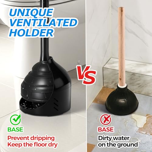 Desatascador resistente FORASTO con soporte estable para el hogar 3