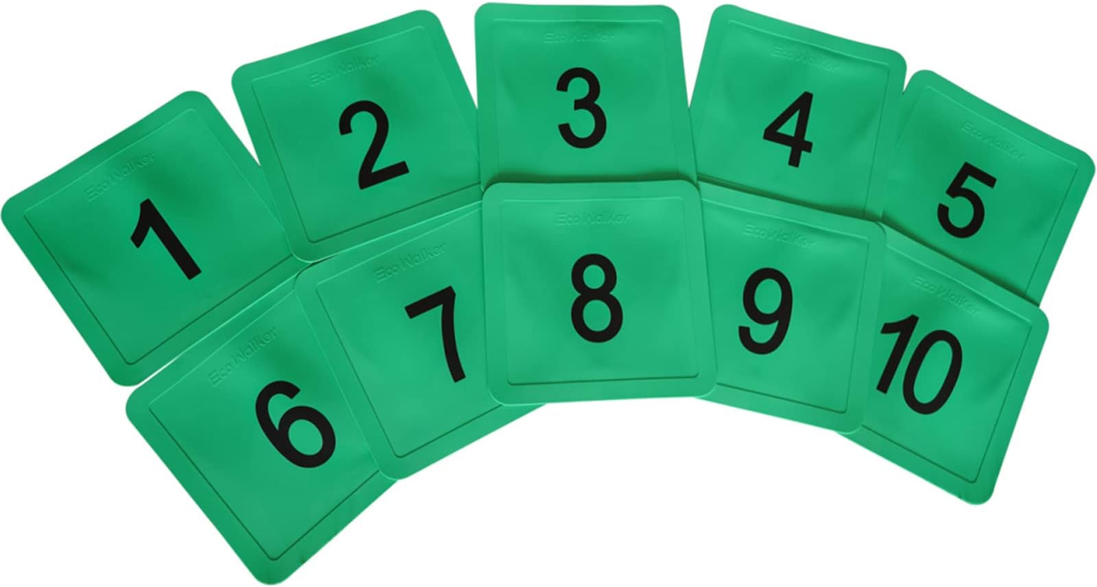 Eco Walker 12inch Numbered Floor Spot Markers