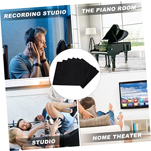 6 paneles absorbentes de sonido para tratamiento acústico, estudios de grabación, teatros en casa y aulas, reducción de ruido, azulejos de pared miniatura 7