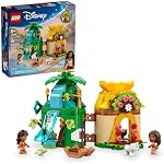 LEGO Disney Amusement sur l'île de Moana - Jouet de construction ensemble de jeu pour enfants, filles et garçons, 5+ - avec 2 micro-poupées Disney et figurine animale Pua - Idée de cadeau pour les anniversaires - 43260