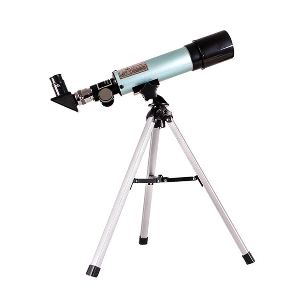 Teleskop dla dorosłych Dzieci dla początkujących, apertura 50 mm BAK4 Prism FMC Teleskop soczewkowy do astronomii Astronomiczny teleskop refraktorowy 360 mm z adapterem do smartfona i statywem do