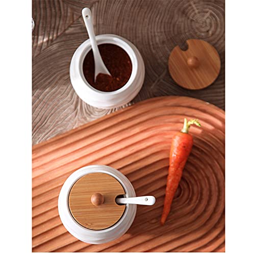 Bouteilles d'épices céramique avec distributeur de condiments - 4