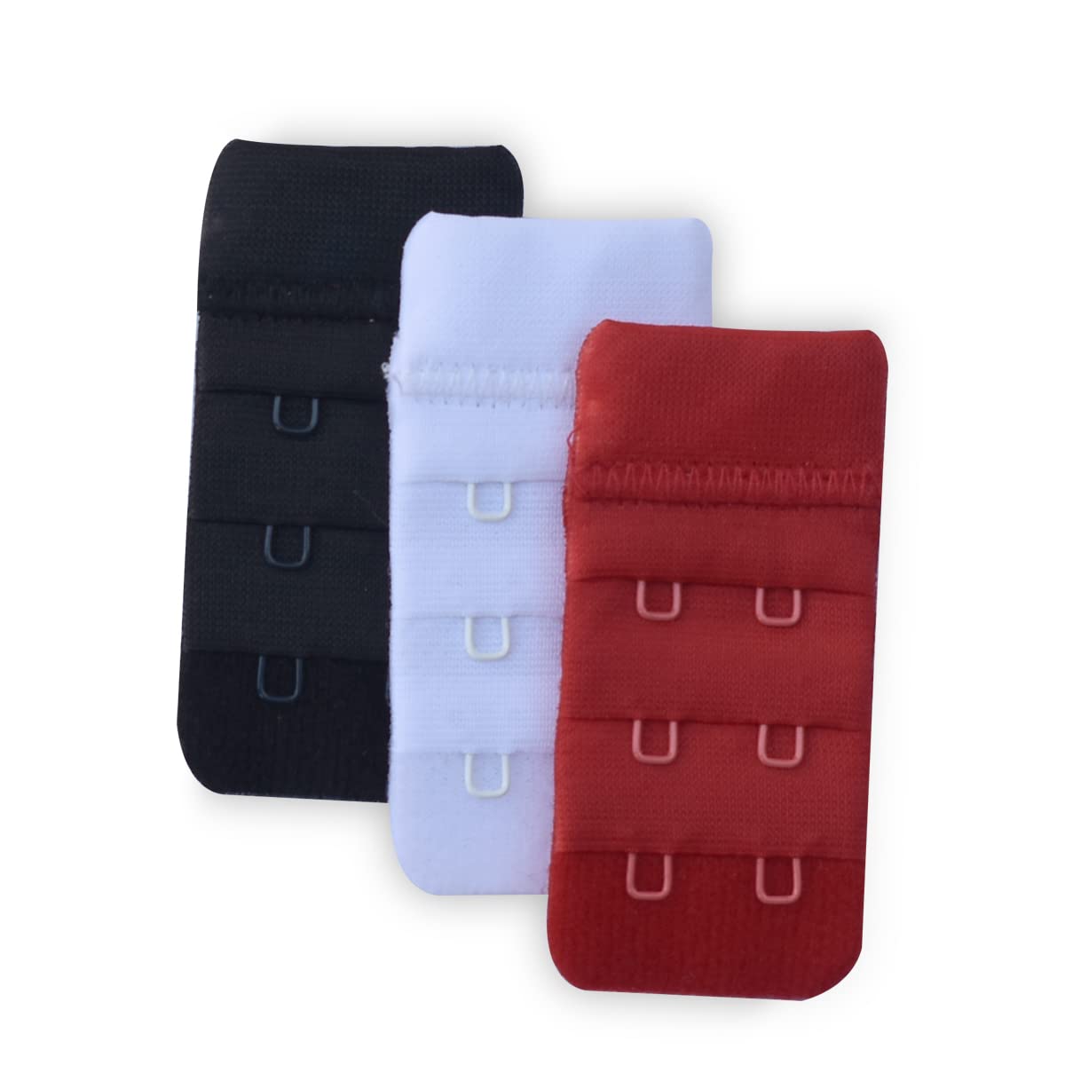 FICERIE Bra Hook Extender | Soft & Comfortable Bra Strap Extender | Hook & Eye Combo for Women | Pack of 3 Pieces | Color: Multicolor | Free Size-picture-33