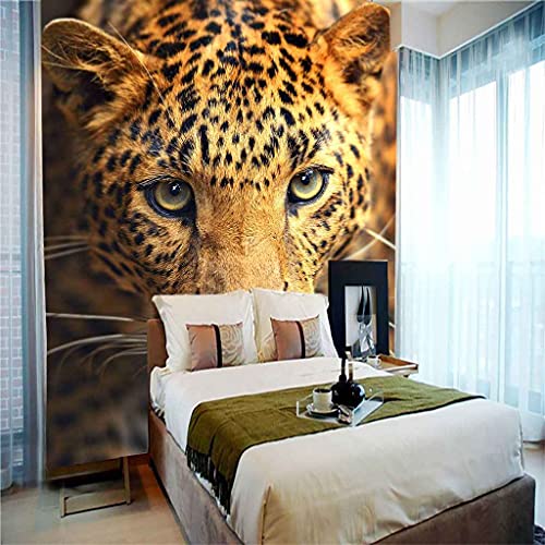 Canevas papier peint 3D léopard texture premium pour décoration murale - 5