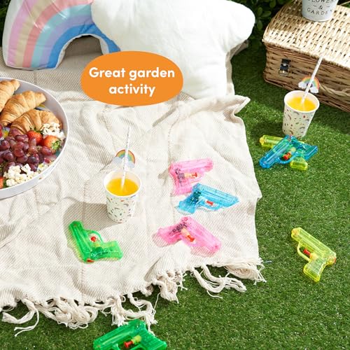 Miniatura 7 de The Twiddlers 20 Mini Pistolas De Agua Para Niños 11 Cm - Set En 4 Colores Surtidos Para Regalos De Fiesta, Juegos De Verano, Bolsas Sorpresa Y Piñatas