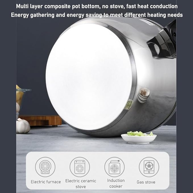 Olla a Presión Acero Inoxidable Doble Fondo RKUVPAE miniatura 4