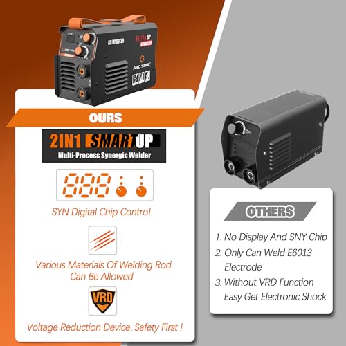 Image of AS M180-30 MMA Welding Machine | 180A | Built-in Hot Start & Anti-Stick | ARC Force Adjustable | VRD | 60% Duty Cycle | 7M Electrode Cable & 3M Earth Cable | 6 Months Warranty