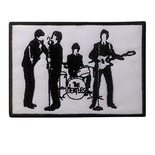 The Beatles Great good Price. dress T Create something you like Écusson Patch en fer brodé sur accessoire Souvenir Applique - Les Beatles, Paul McCartney, John Lennon, RIngo Starr, George Harrison