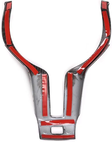 Miniatura 4 de Accesorios de cubierta para volante de automóvil para BMW M Sport F20 F21 F32 F33 F06 F12 X5 F15 X6 F16 (negro brillante, M-Sport)