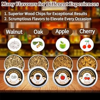 Souroyea Smoke Gun for Cooking, Cocktail Whiskey Old Fashioned Smoker Kit, Smoking Infuser for Food and Drinks Valentine's Day Gifts for Man, Dad, Husband