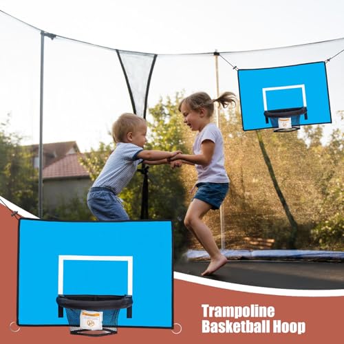 Panier de basket pour trampoline facile à installer dans le jardin - 2