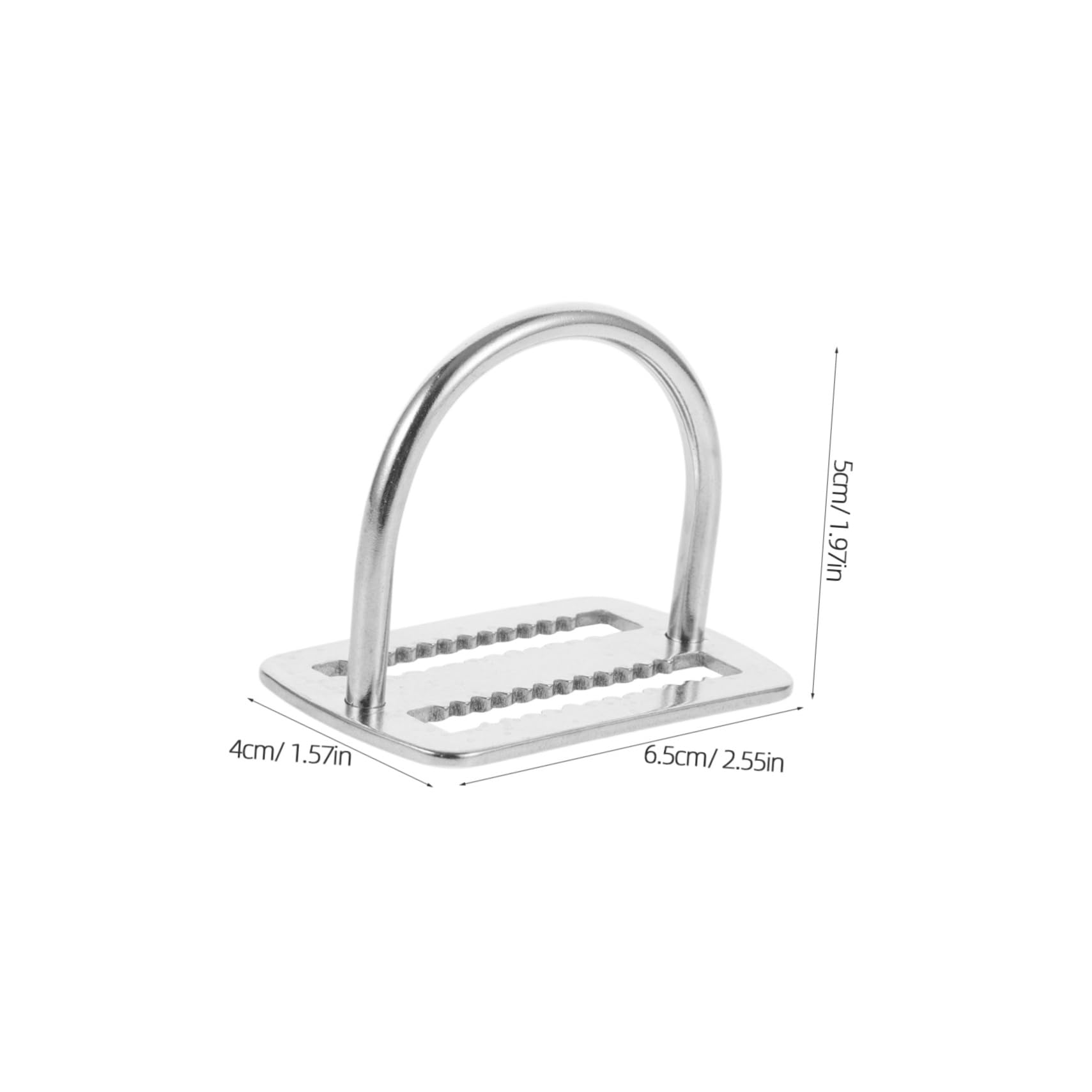 COOLHIYA Diving Belt Tool Buckle Stainless Steel Fishing d Ring Buckle Replacement for Scuba Belt Accessory