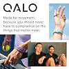 QALO Men's Rubber Wedding Ring Durable Flexible Design Silicone Wedding Bands Skin-Friendly Comfortable Fit for Active Lifestyle, Workouts, Training and Daily Wear