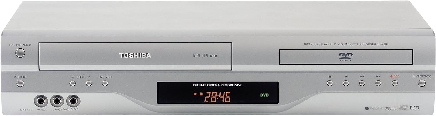Toshiba SD-V393 Progressive Scan DVD Player/VCR Combo (Renewed)