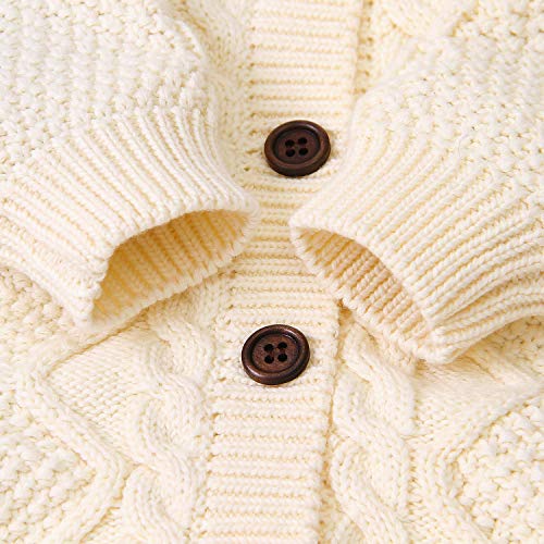 Borlai 2 STKS Baby Romper Pasgeboren Warm Gebreide Trui Jumpsuit met Hoed 3-24 Maanden - Image 6