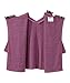 Silverts Women's Open Back 3/4 Sleeve Soft Knit Top - Heather Bordeaux LGE