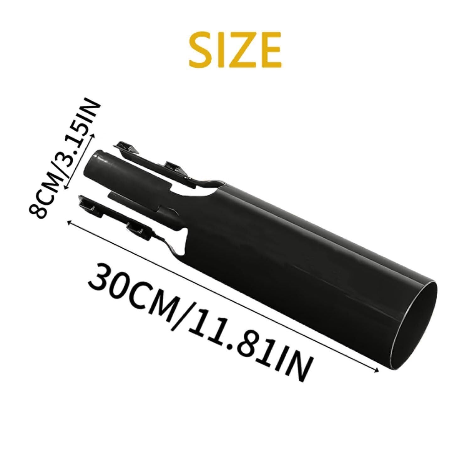 Potenciador de soplador de hojas, accesorio de boquilla de soplador de hojas, tubo de refuerzo de aire de 2 a 4 pulgadas, acelerador manual de flujo de aire para limpieza de patio, accesorio