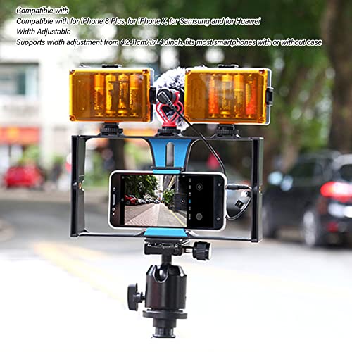 Filmmaking vlogging case smartphone avec support griffe froide et interface 1/4 - 6