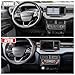 7PCS Knob Trim Cover Fit for 2022-2025 Ford Maverick Accessories Car Auto Interior Center Consoles Gear Shift Knob AC Volume Headlight Knob Ring Cover Trims Engin Start Stop Cover (Orange)
