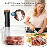 WiFi Sous Vide Cooker, 1000W Sous Vide Machine with 18 App Recipes - Image 2