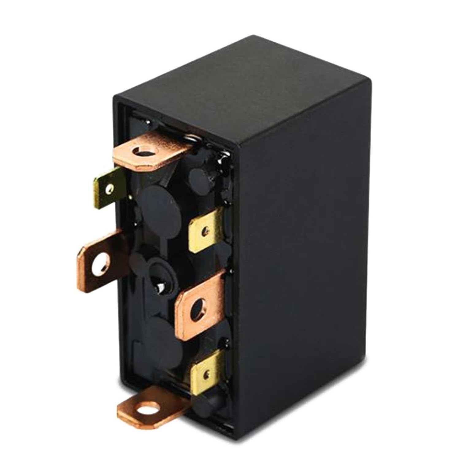 1PCS Winch Relay Contactor 12V 80A/100A 7-pin Automotive Relay 50x30x40 Black