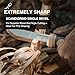 ONETIGRIS CAMPING TrailForge Fixed Blade Knife with Sheath,9.67-Inch FullTang Blade Bushcraft Knife for Camping,Outdoor, Survival, Hiking