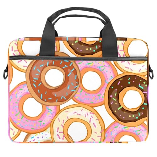 Funda para portátil de 14 pulgadas tipo maletín bandolera acolchado multicolor