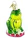 Old World Christmas Smug Mug Frog Christmas Ornament