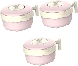 Toyvian 2 Peças De Aço Inoxidável Otário Tigela De Bebê Tigela De Servir Comida Tigela De Isolamento Tigela De Sucção Tigela De Sucção Preservação De Calor Tigela De Bebê Comida Pp Tigela