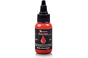 Alumilite Dye Liquid Color Tint Flo Red (1 oz) - Premium Pigment...