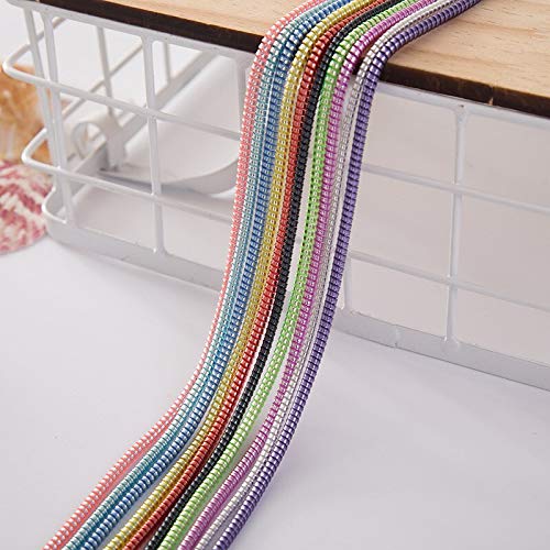 Image of BKN 3pcs Set Metallic Finish Cable Charger Spiral Protector | Long Size Protectors Plastic Cable Cord Protectors Winders for Mobile Phone Charging Cable Earphones (1.5 Meter / 150 cms, Multi)