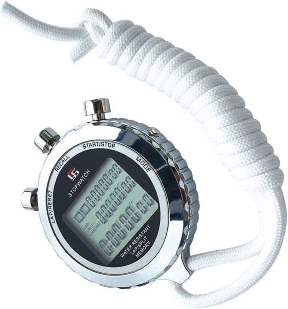 MDybf Montre de Sport 1 pièce, Grand chronographe, minuterie électrique, minuterie de Mouvement, entraînement d'arbitre, chronomètre de Cuisine (Color : 10 0memories)