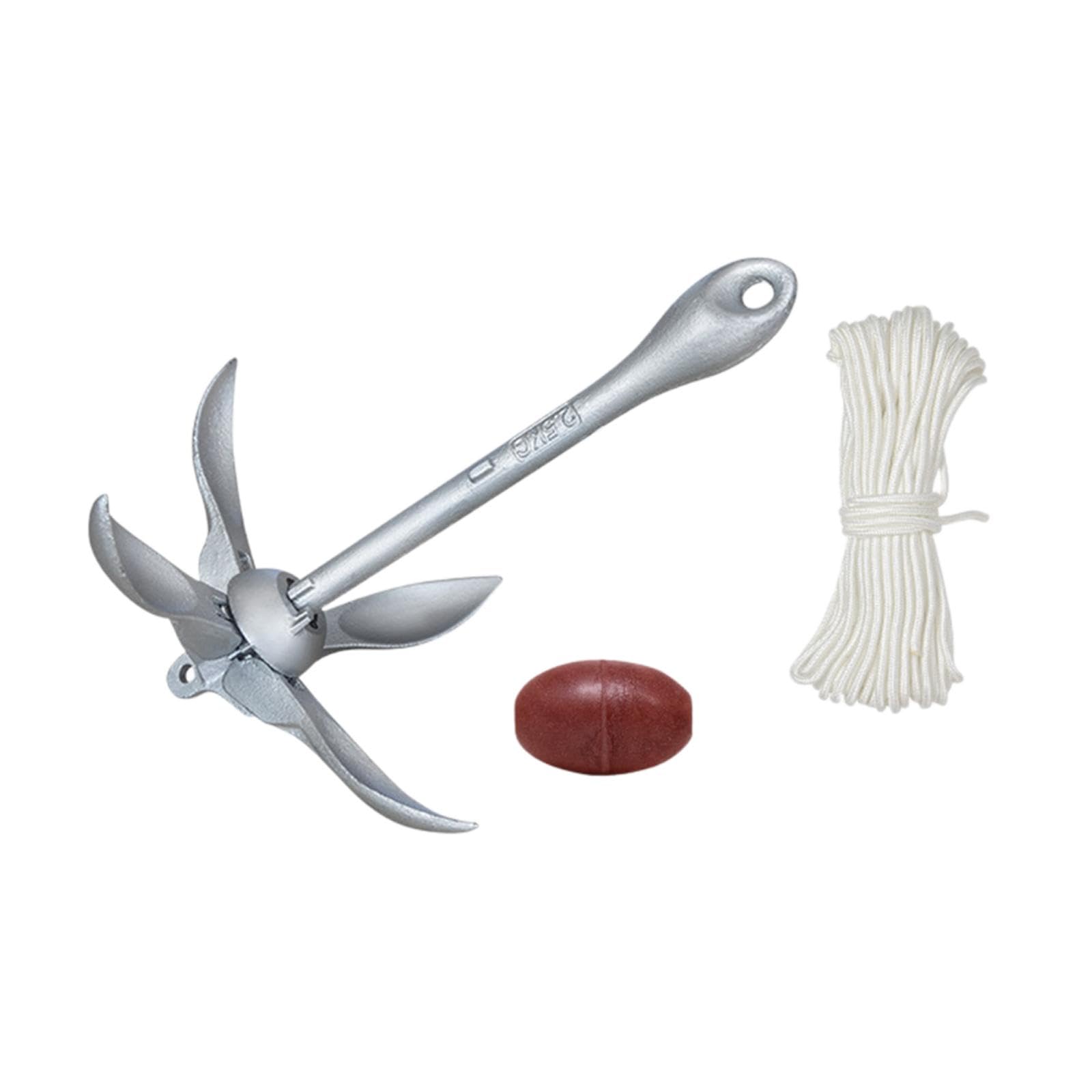 Ancora Pieghevole, Gancio for Ancora for, Palla salvagente Pieghevole, Artiglio Pieghevole for Barca a Vela, Canoa, zattera,(2.5KG)