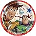 Unique Disney Toy Story 4 Round Dinner Plates - 8 Pcs, Multicolor, One Size