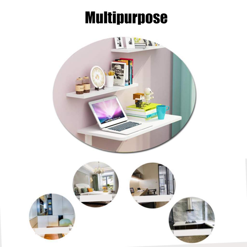 WallMounteFolding WooTabSoliWooDropLeaf - Pestaña plegable para comedor que ahorra espacio, para cocina, niños, oficina, dormitorio, versátil y