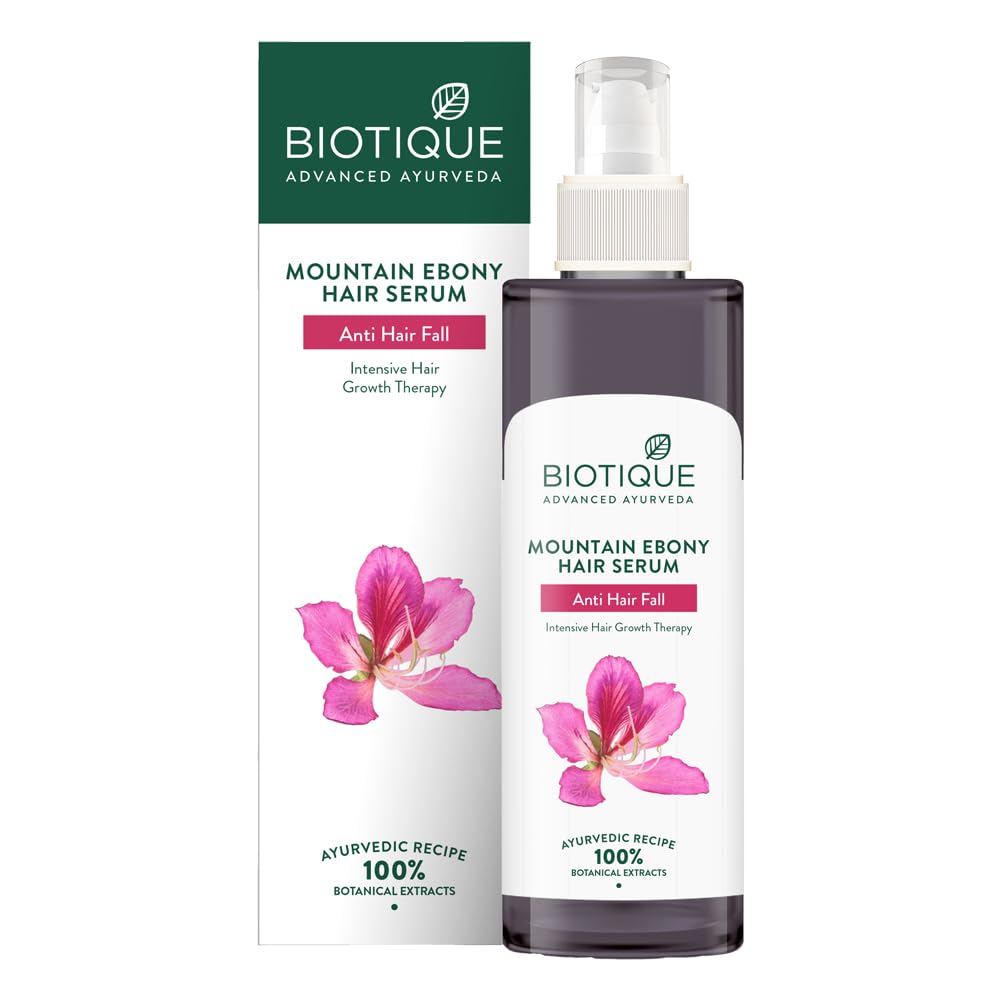 Biotique Bio Mountain Ebony Vitalizing Serum | Prevents Hair Fall & Soothes Scalp| Promotes Hair Growth | 100% Botanical Extracts | Suitable for All Skin Types | 200ml-image-45