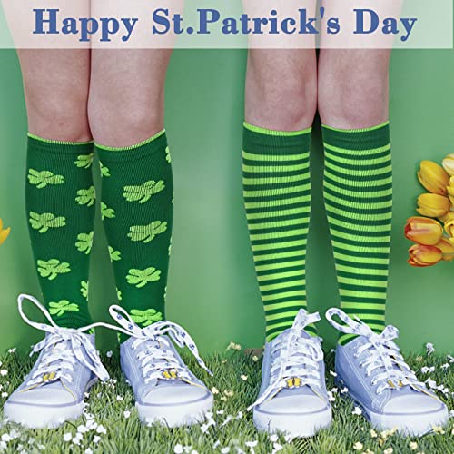 Compression Socks Women And Men Circulation, 4 Pairs 15-20Mmhg Knee High Compression Socks For Running, Travel, Athletic, Nurses #TOP4