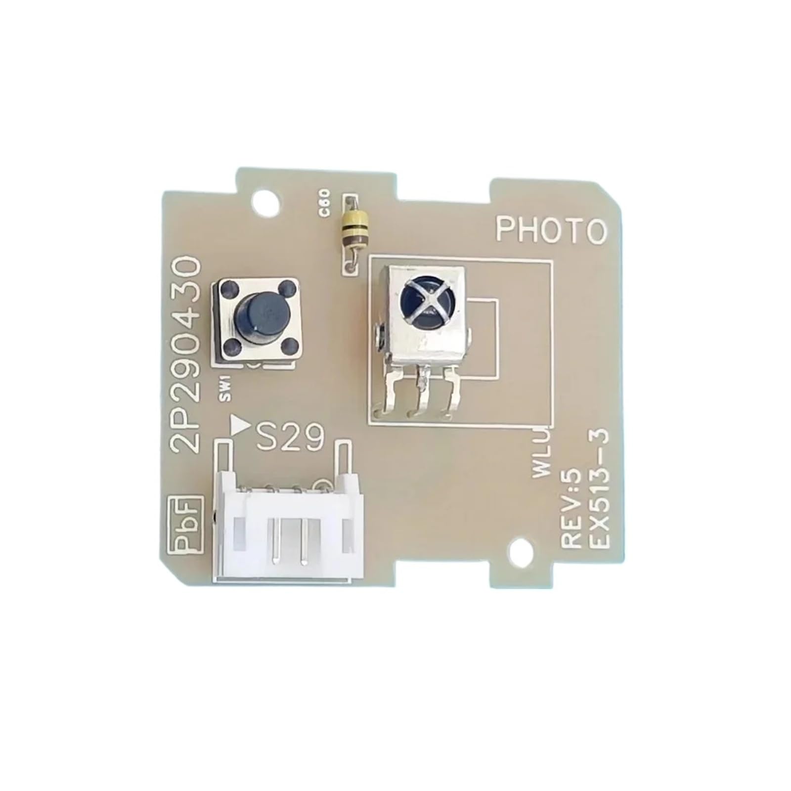 Genterun 2P290430(Type A) Air Conditioner Temperature Sensor，Compatible For Daikin ， Signal Receiving Control Board 2P290430 Pcb Ex513-3Rev:5 Conditioning Parts(2P290430(Type A))