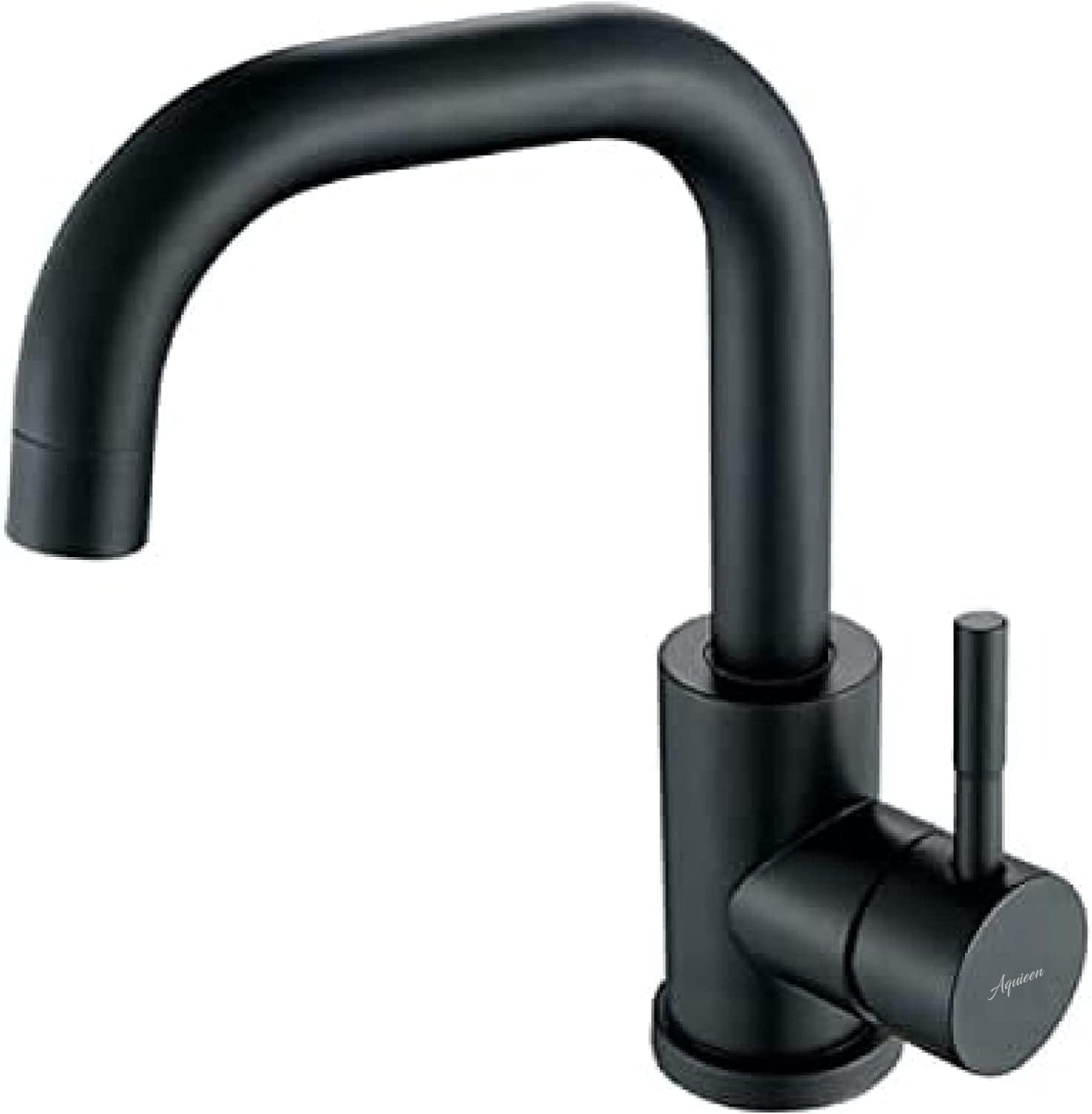 Aquieen Luxury Series Extended Body Hot & Cold Basin Mixer Basin Tap (Fluid Mixer - SH Black) (B0CML423X5) Amazon Price History, Amazon Price Tracker