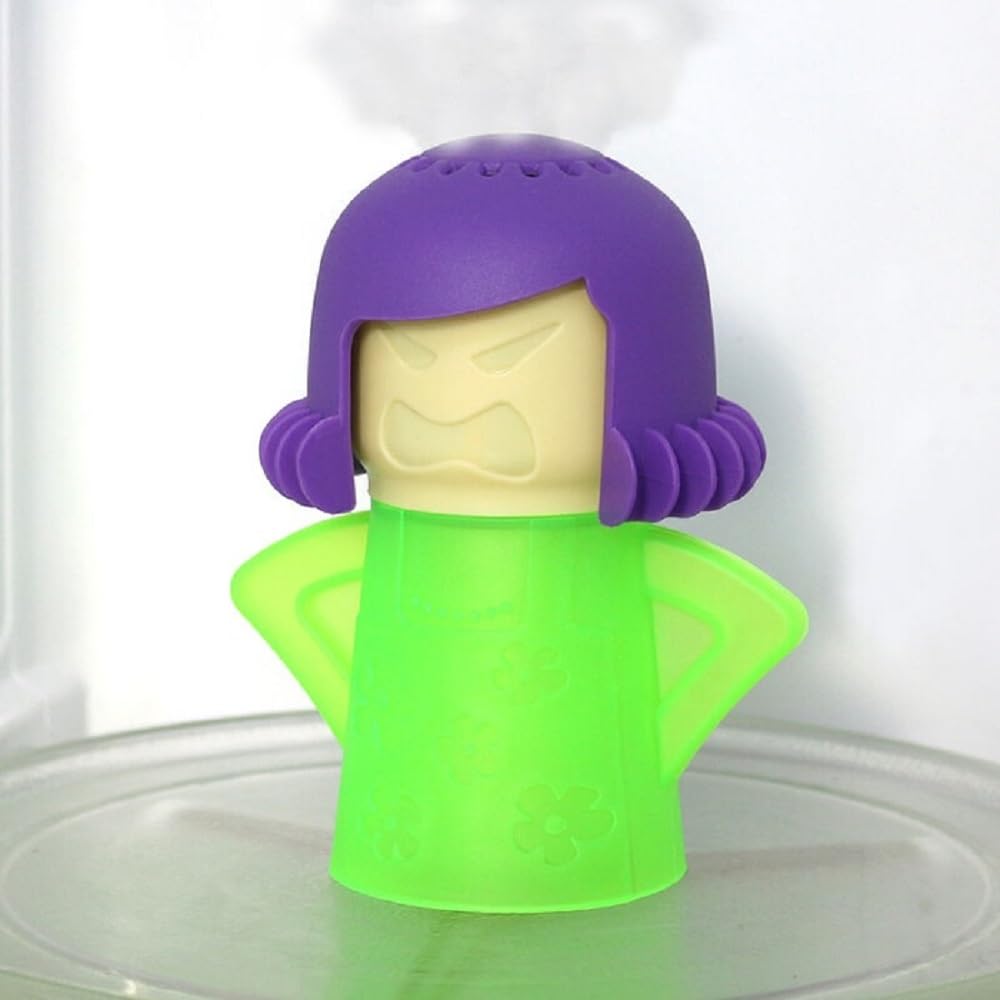 With just vinegar and water, you can easily clean the microwave using the Angry Mama steam cleaner (Random color x package 1)