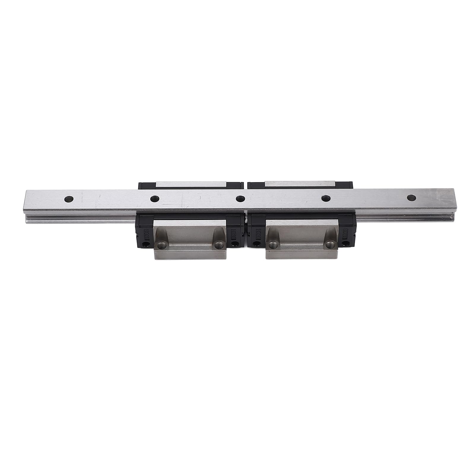 Linear Sliding Guideway,with 2PCS HGW20CC Blocks 300mm Bearing Steel Linear Guide Rail for CNC Machine Robotic Equipment Parts