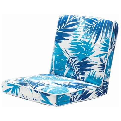 JMGBird Floor Chair with Back Support Adjustable Position Floor Gaming Chair, Couch Recliner, Floor Couch, Removable Meditation Chair Cushion Indoor or Outdoor Seasonal All Weather Replacement (Blue) Cover