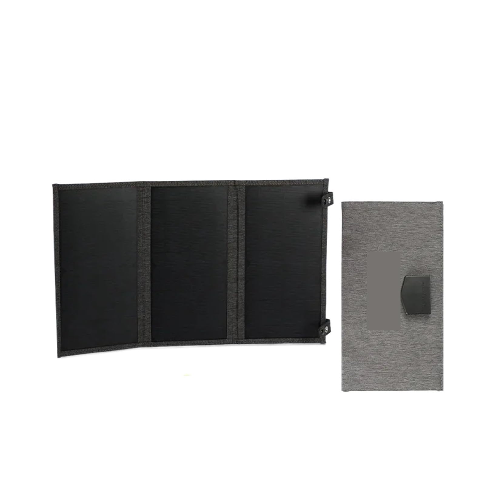 Pannelli solari, Caricabatterie Portatile Pieghevole Con Pannello Solare E Porta USB For La Ricarica A Batteria Solare Da Campeggio All'aperto(Gray)