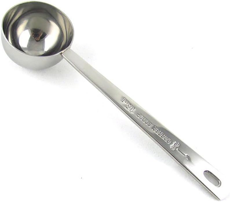 Jasni Stainless Steel 1 Tablespoon Measuring Coffee Scoop Spoon, Set of 1