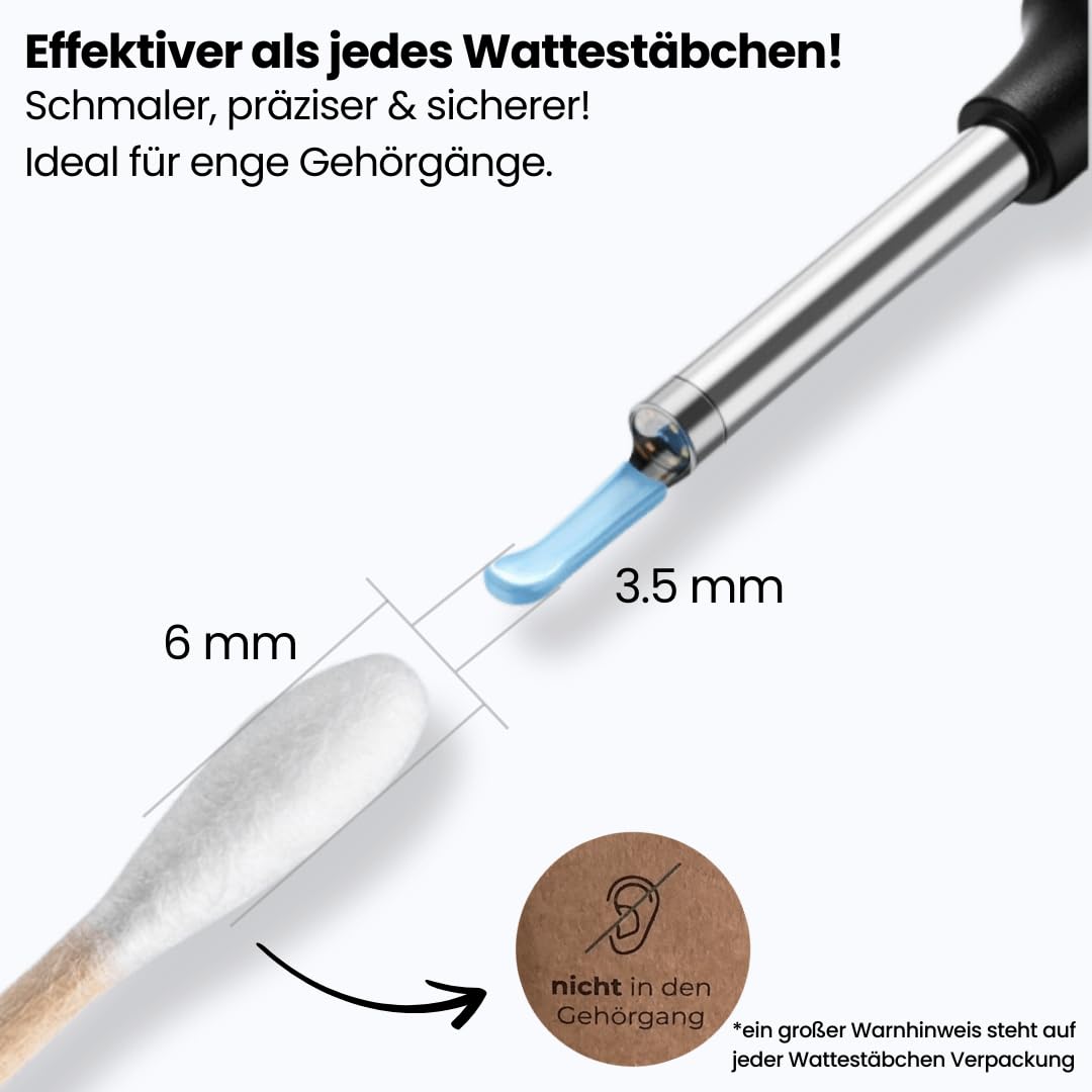 miluna pro - intelligenter ohrenreiniger mit hd-kamera Intelligenter Ohrenreiniger mit HD-Kamera – Effizienter Ohrenschmalz Entferner und Ohrenschmalz-Sauger für eine gründliche Ohrenreinigung