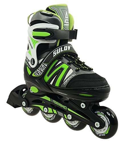 SULOV Unisex-Youth B INL-L Inline Skates Marko, Size-Large, Multi-Color, One
