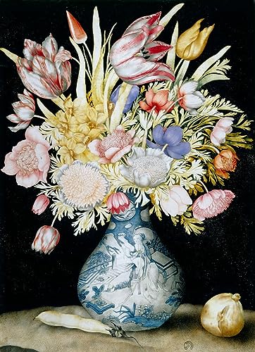 Impression d'art mural de prestige bouquet de fleurs Giovanna Garzoni toile vintage 60x90