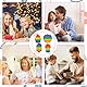 Plopper Spielzeug, 4 Stück Bubble Toy Set, Sensorisches Spielzeug für Kinder und Erwachsene, Antistress Gastgeschenke, Fidget Toy für ADHD und Autismus (Apfel, EIS, Waffel, Milchtee)